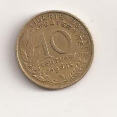 Moneda Franta - 10 Centimes 1968 v3