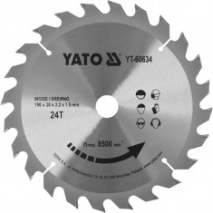 Disc circular pentru lemn 190 x 20 x 2.2 mm Yato YT-60634 foto