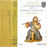 Antonio Vivaldi - Severino Gazzelloni, I Musici - Flute Concertos Op. 10, Caseta audio