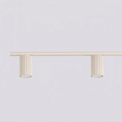 Candelabru Karbon 4 Bej foto
