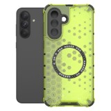 Husa compatibil cu Samsung Galaxy S23 cu protectie spate si margini anti-soc; Verde &ndash; Model Fagure