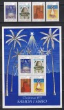Samoa 1977 - Crăciun, Serie + Colita, MNH