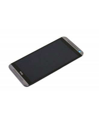 Ecran LCD Display Complet cu Rama HTC One E9 Gri foto