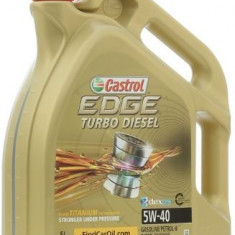 ULEI MOTOR FULL SINTETIC CASTROL EDGE TURBO DIESEL TITANIUM FST ACEA C3 5W40 5L