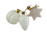 Cumpara ieftin Globuri decorative - White Figurines Bunch | Kaemingk