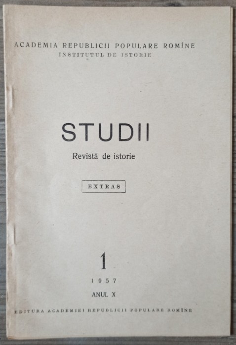 Lupta PCR pentru realizarea Frontului Unic in randurile tineretului muncitoresc in anii 1933-1935 - C. Mocanu// dedicatie