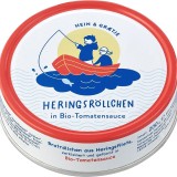 Hein Graetje Rondele Hering in Sos Rosii Bio, Bogat in Omega-3 si Proteine, 200g