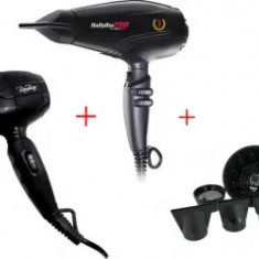 Uscator de Par plus Uscator de Par Travel BaByliss PRO Rapido + Bambino set