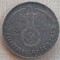(A605) MONEDA DIN ARGINT GERMANIA - 2 REICHSMARK MARK 1938, LIT. A, NAZISTA