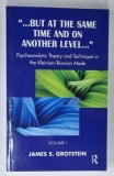 BUT AT THE SAME TIME AND ON ANOTHER LEVEL , VOLUME I by JAMES S. GROTSTEIN , 2019