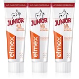 Elmex Anti-Caries Professional Junior pastă de dinți pentru copii 3x75 ml