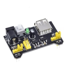 Modul sursă alimentare BreadBoard MB102 negru