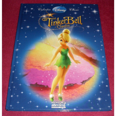 carte vintage povesti copii 2010,Tinkerbell-Clopotica,DISNEY,EGMOND,T.GRATUIT foto