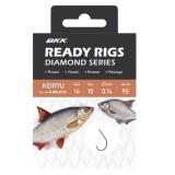 Carlige legate BKK Keiryu Diamond Black, 10buc (Marime: 6)