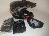 Cumpara ieftin Casca Moto Enduro ATV Ochelari Manusi Cagula ABS ECE Marimi S-XL