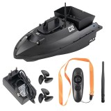 Barca de hranire Leziter C12 cu aruncare in spate, Neagra, Capacitate 2.5 kg, Raza 600m