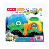 Winfun jucarie de tras camion de reciclare cu bile