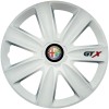 Set 4 Capace Roti GTX Alb R16, Compatibil Cu Alfa Romeo, Autohelix MSA