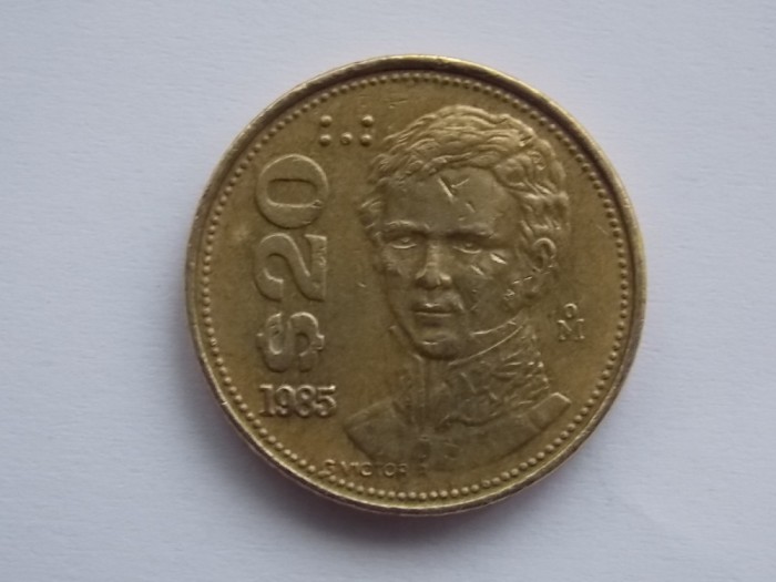 20 PESOS 1985 MEXIC