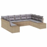 Cumpara ieftin Set de canapele pentru gradina 9 buc. 8-Locuri