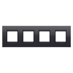 Rama Ornament 4P LUX Gewiss Chorus monocrom negru GW16228YN