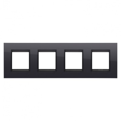 Rama Ornament 4P LUX Gewiss Chorus monocrom negru GW16228YN foto