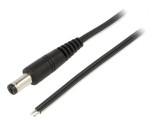 Cablu Alimentare DC 5,5/1,7mm Negru 1,5m