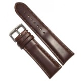 Cumpara ieftin Curea Ceas &bdquo;Earth Tone&rdquo; &ndash; Piele Natural? Veritabil?, Maro Monocrom (18mm - 24mm)