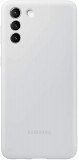 Husa de protectie Samsung pentru Galaxy S21 Plus, Silicone Cover , Light Gray