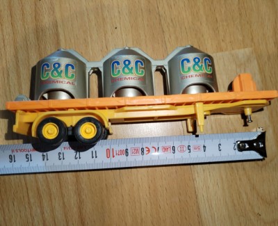 Remorca TIR KenToys Chemical 1998 15 cm T4 foto