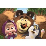 Puzzle Trefl Masha si ziua fericita al ursulei 60 piese