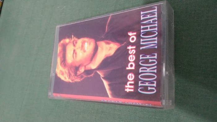 CASETA AUDIO GEORGE MICHAEL THE BEST OF ORIGINALA FOARTE RARA !!! EUROSTAR