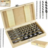Set 6 burghie lemn 6-25mm lungi 230mm (M22350)