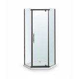Cumpara ieftin Celtic 90x90 cm &ouml;tsz&ouml;gletű zuhanykabin zuhanyt&aacute;lc&aacute;val fekete
