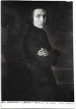 Fotografie reproducere portret Franz Listz, muzeul Canavalet - Lehmann, Alb-Negru, Europa, Portrete