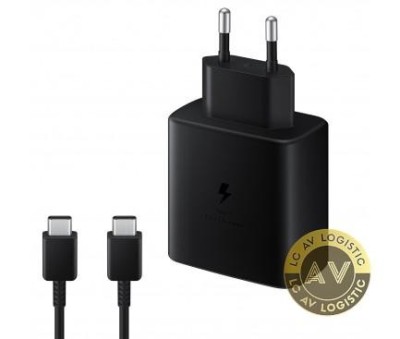 Incarcator Retea Cu Cablu USB-C Samsung EP-TA845 + DA705BBE 45W 4.05A 1 x USB-C Negru foto