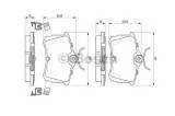 Set placute frana,frana disc HONDA ACCORD VI (CG, CK) (1997 - 2003) BOSCH 0 986 424 661