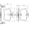 Set placute frana,frana disc HONDA ACCORD VII (CL) (2003 - 2008) BOSCH 0 986 424 661