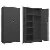 Gossi fiset, antracit, 90x40x180 cm, otel