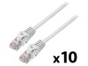 Cablu patch U/UTP 5e litat CCA PVC gri 1,5m 26AWG, Lanberg