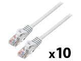 Cablu patch U/UTP 5e litat CCA PVC gri 1,5m 26AWG