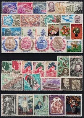 MONACO 1972 - An complet/ serii complete MNH (2 imagini) foto