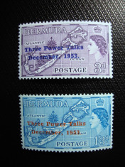 BERMUDA 1953 SERIE MH+/MNH foto