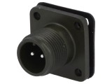 Conector circular tată 2 PIN 13A, argintat, MS/DS - Amphenol