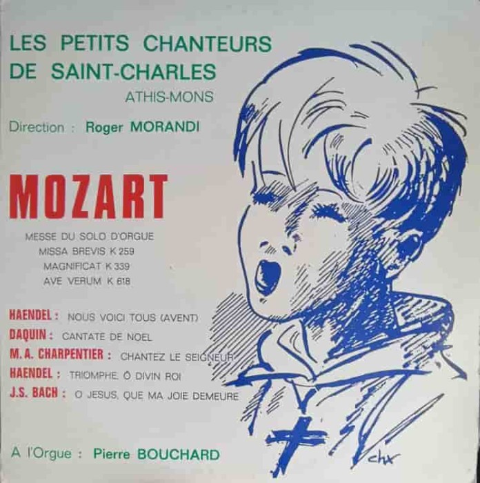 Disc vinil, LP. MOZART-Petits Chanteurs de Saint Charles Athis-Mons, Roger Morandi, Pierre Bouchard-241931