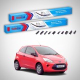 Cumpara ieftin Ștergătoare Ford Ka Gen II RU8 Facelift Hatchback 2010-2016 | Set Față Flat Premium &ndash; TeamCar&reg;