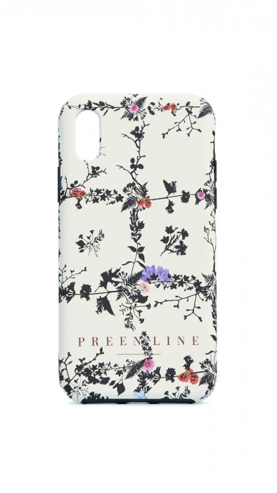 Husa Iphone X Floral Print Ivory By Thornton Bregazzi