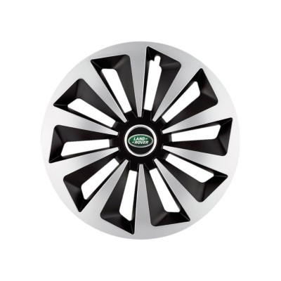 Set 4 capace roti Fox Gri-Negru R14 Compatibil Cu Land Rover foto