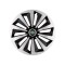 Set 4 capace roti Fox Gri-Negru R14 Compatibil Cu Land Rover