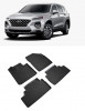 Set covorase cauciuc tip tavita Hyundai SANTA FE (2018-2019) (7 LOCURI)